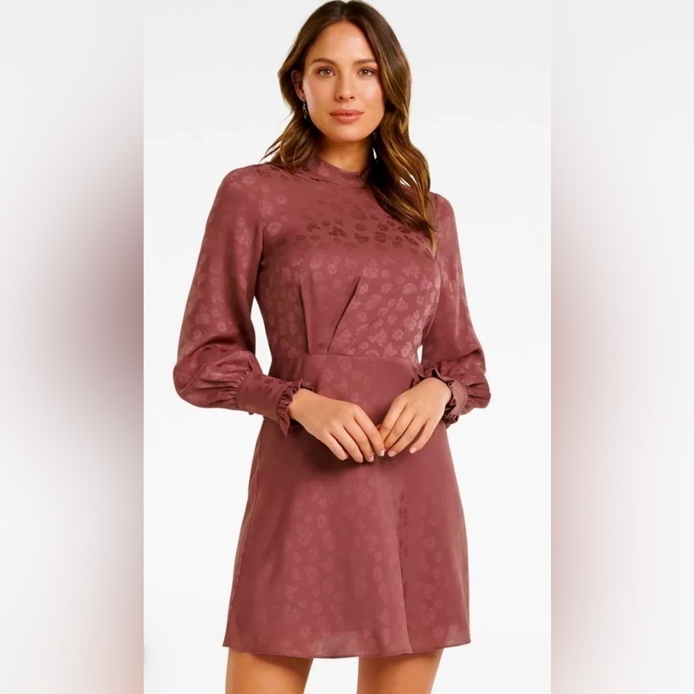 Ever New Melbourne High Neck Mini  Dress Size 4 NWT